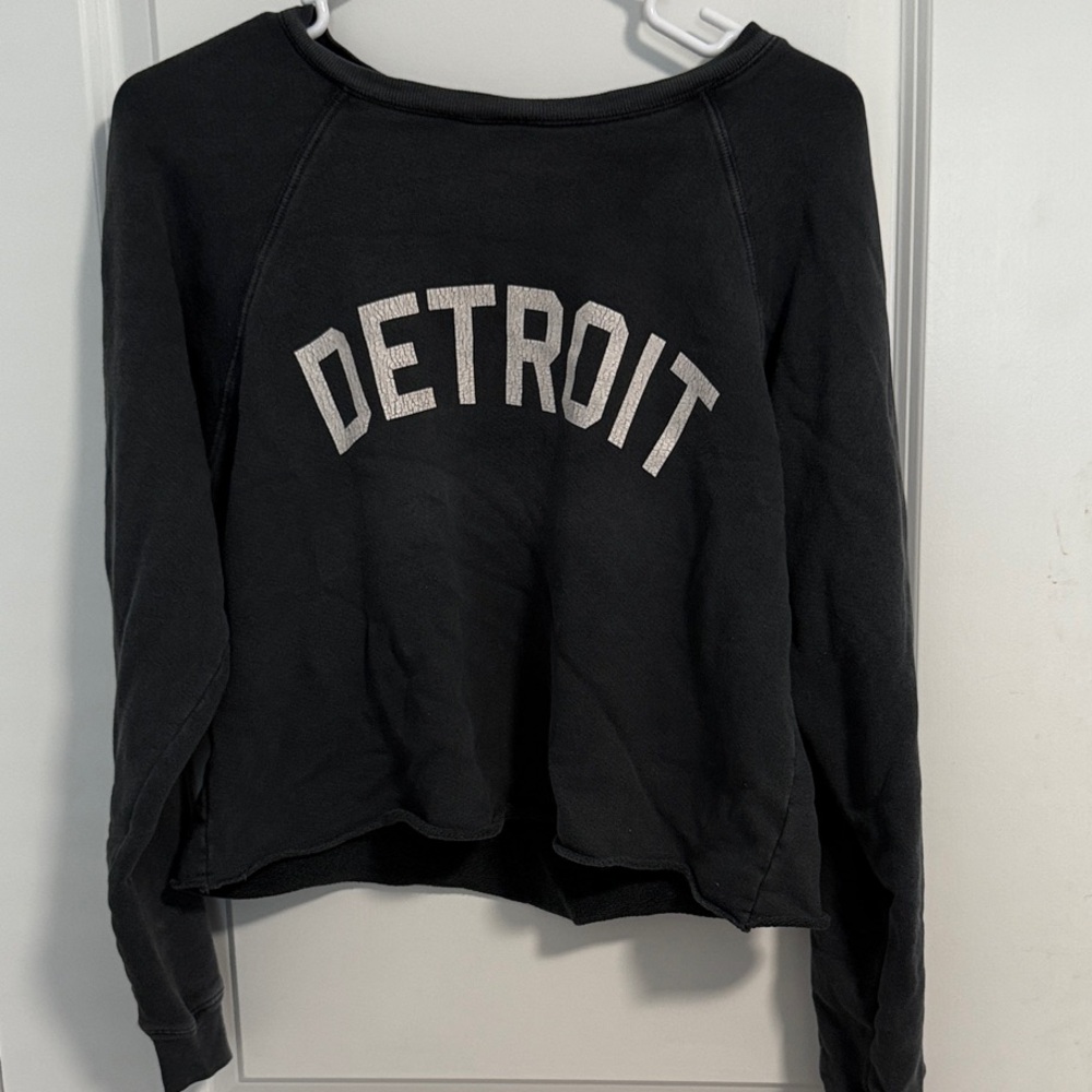 Black Detroit Women's Sweatshirt